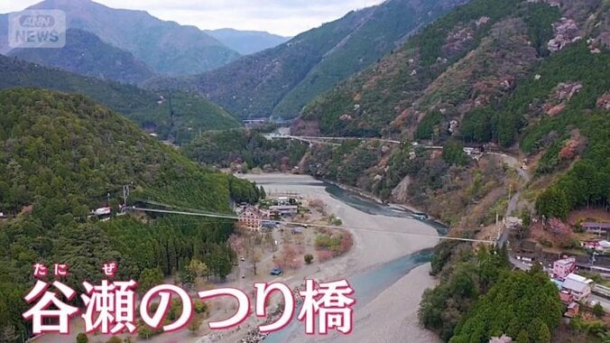 「谷瀬の吊り橋」