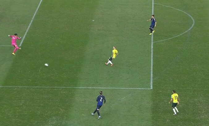 【映像】自陣ゴール近くであわや失点のパスミス