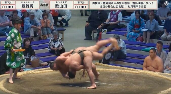 200kgの巨漢力士を「投げた」 “細マッチョ”レスリング元アジア王者、衝撃決着に「柔道みたい」「凄い体幹」ファン騒然 3枚目