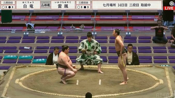 スタイル抜群“驚異”の全身ショットを誇る若手力士