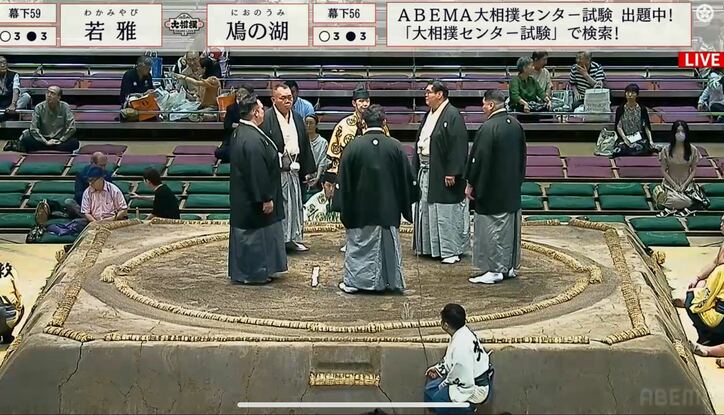 行司が勝ち名乗りを上げた直後に「待て、待て」の声 土俵下の力士が呆然「何があった?」視聴者も困惑 協議後の説明に「おおよかった」安堵の声も