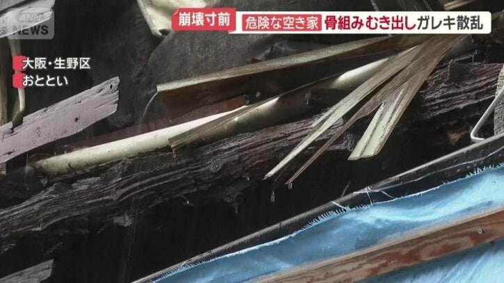 朽ちている部分がいくつも