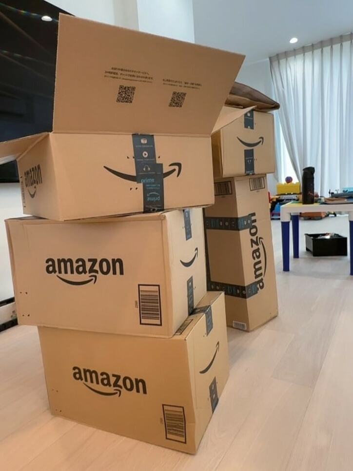  川崎希、Amazonから2日間で届いた大量の荷物「なに頼んだっけな？」 
