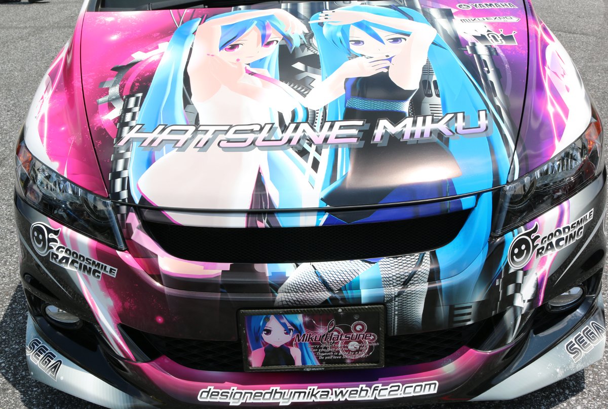 初音ミク、ラブライブ！などの「痛車」大集合 「ARC