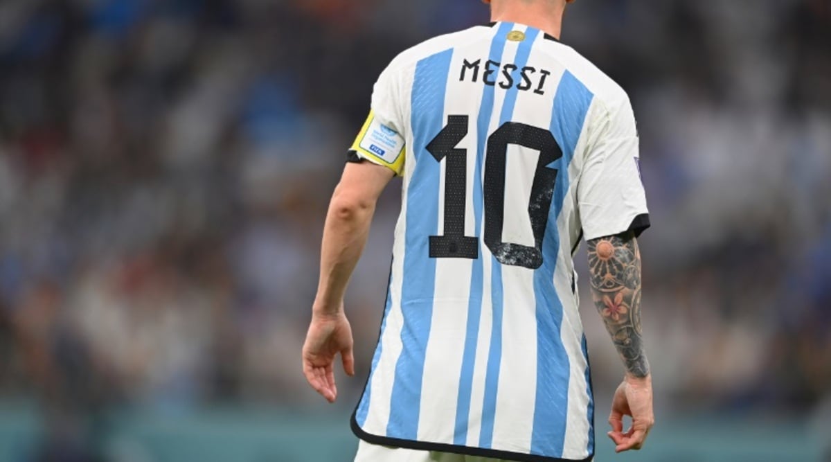 アルゼンチン代表ユニフォーム メッシ カタールW杯優勝版 MESSI 10番-