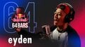 Red Bullによる動画企画『Red Bull 64 Bars』にeydenが登場。ビートはToshが制作