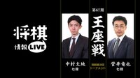 [情報LIVE]第67期 王座戦 挑戦者決定トーナメン...