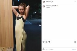 「妖艶」「セクシー過ぎる」小池里奈のボディライン際立つワンピ＆脇見せポーズに反響