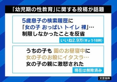 性教育 裸 5歳児が「おっぱい検索」で物議 幼児から“性教育”するべき？ 家庭ではどう伝える？「子どもを尊重する姿勢、声かけ、態度が大事」 | 国内 |  ABEMA TIMES | アベマタイムズ