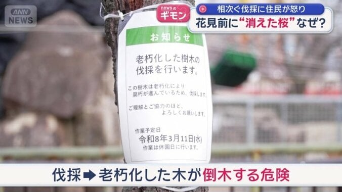 倒木などの危険で…