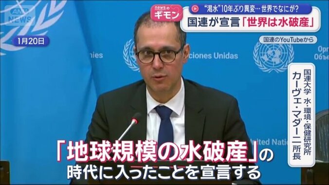 国連大学 水・環境・保健研究所　カーヴェ・マダーニ所長