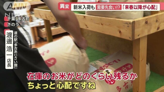 懸念を抱く渡邊店長