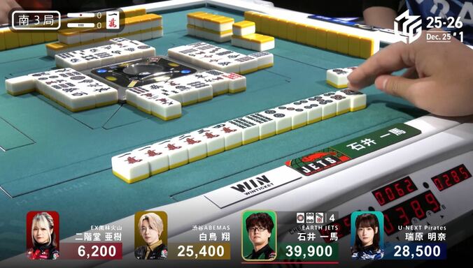 一馬、聖夜に試合を決定する一打