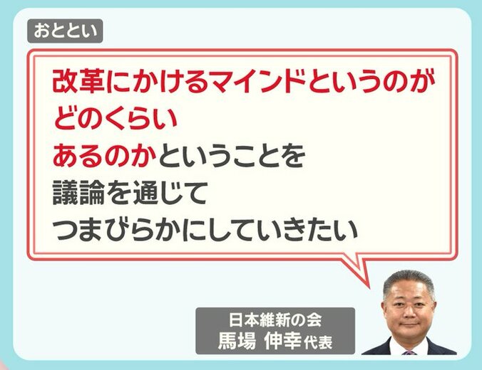 維新・馬場代表