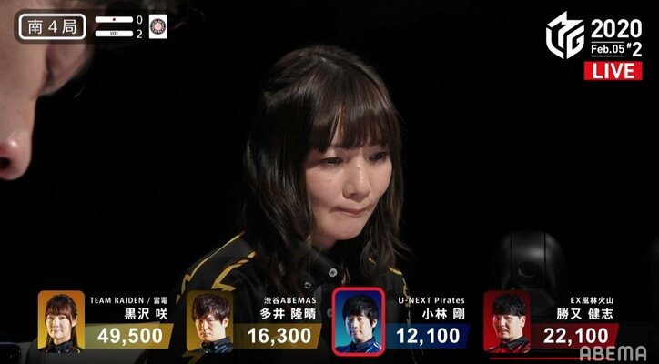 裏目だって裏ドラがある！黒沢咲、セレブ力全開で個人8勝目 チームはついに2位浮上／麻雀・Mリーグ