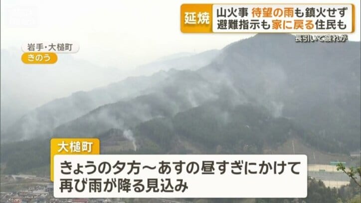 “鎮火への希望”