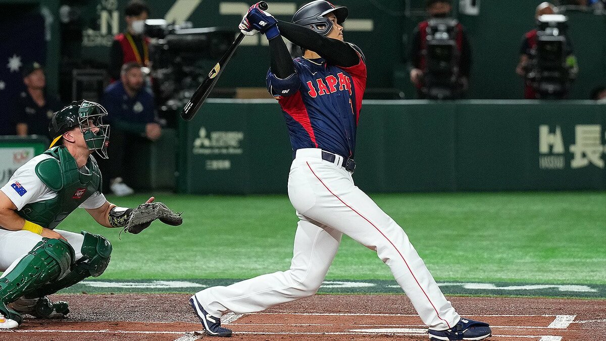 大谷翔平がWBC初アーチ 予選首位通過をかけたオーストラリア戦で今大会