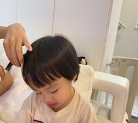 川崎希『おちびーぬの髪を切ったよ~♡』