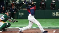 大谷翔平がWBC初アーチ 予選首位通過をかけたオーストラリア戦で今大会第1号3ラン 打球速度173キロの看板直撃弾