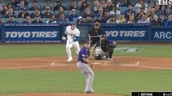 球場騒然… 大谷翔平、“火の玉ヒット”に「心臓止まりそう」 相手投手がドン引き… “爆速通過”する打球が「もはや凶器」