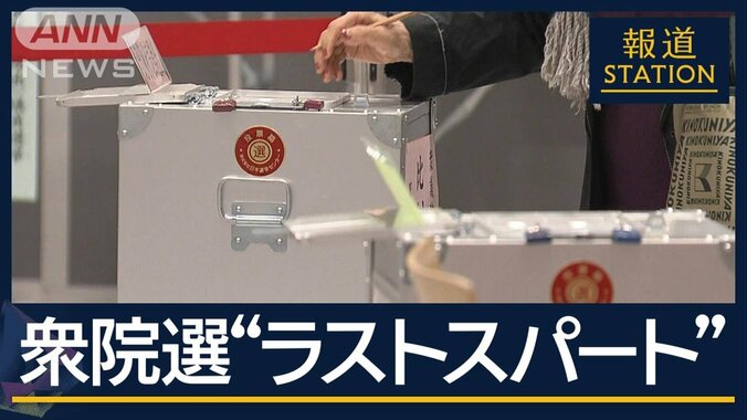 “ラストスパート”各党の訴え　投開票まであと2日 1枚目