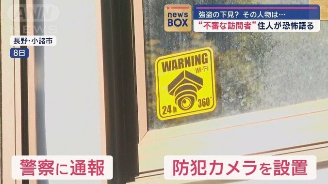 防犯カメラを設置