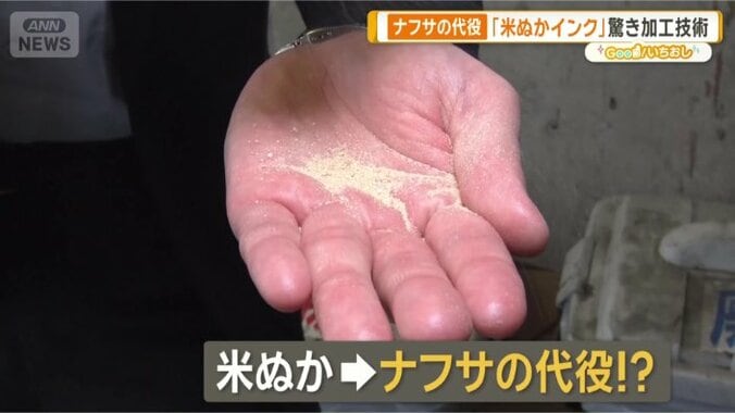 コメぬかがナフサの代役に？