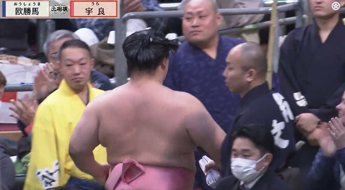 「2日目の懸賞量じゃない」ご当地で“1番人気”の宇良、無傷の連勝で懸賞“がっちり” ボリュームにファン驚き 4枚目