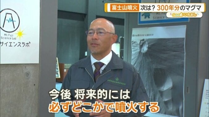 富士山科学研究所の吉本充宏研究部長