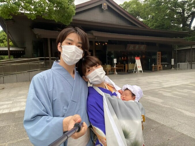 あいのり・桃、心が折れそうになったお宮参り「産後の最強に運動不足な状態で」 1枚目
