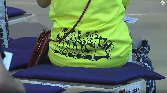 相撲ファン垂涎のTシャツ絵柄