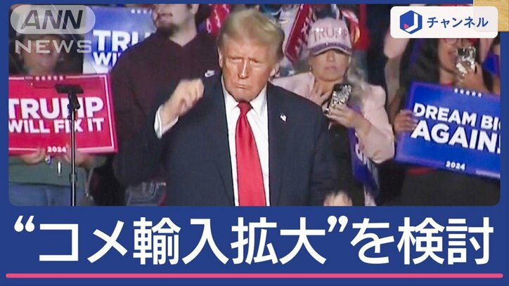 トランプ関税どう戦う? 政府は“コメ輸入拡大”を検討
