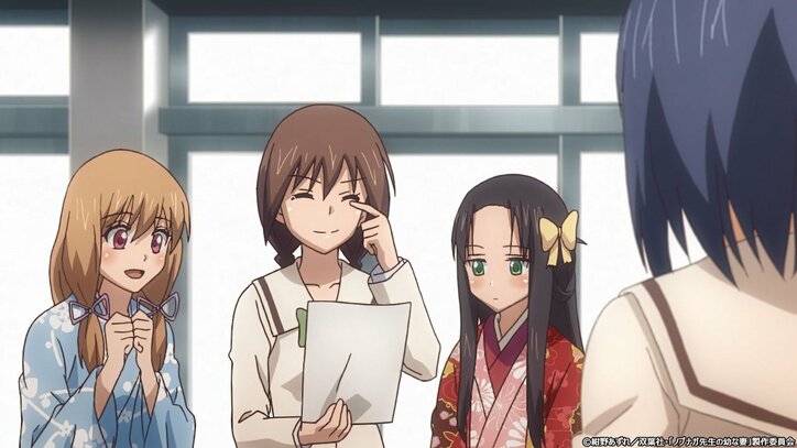 アニメ『ノブナガ先生の幼な妻』第9話先行カット公開 結婚を拒否され主人公が退職?