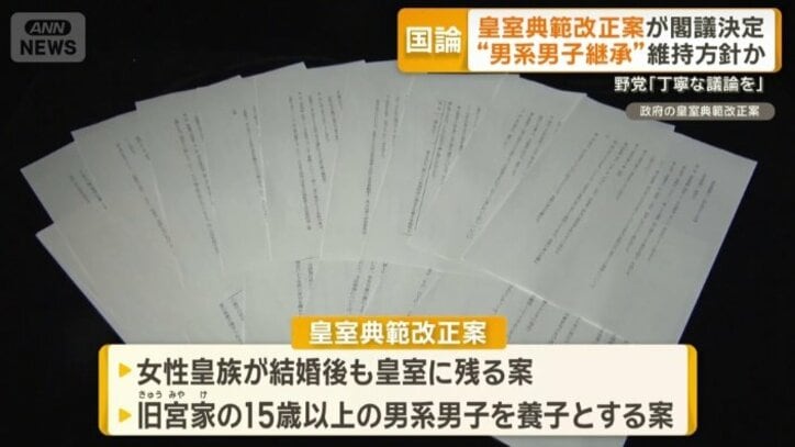 「男系男子継承」の維持色濃く