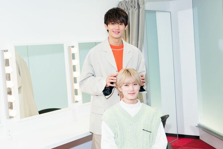 佐野勇斗&山中柔太朗、M!LKは言いづらいこともしっかり言い合える仲「みんなと本音でぶつかるようにしている」『オオカミちゃんとオオカミくんには騙されない』