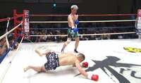 「やばい倒れ方」空手仕込みの“戦慄”左ハイ 前のめりKOに騒然 「糸が切れた人形のよう」の声も 