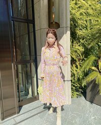 君島十和子『春ワンピースと春ブーツで向かった先』