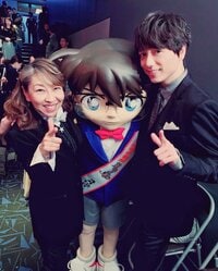 山崎育三郎、コナン役の高山みなみと写真「ご一緒出来たことは宝です」