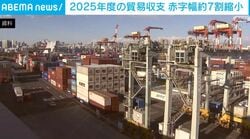2025年度の貿易収支 赤字幅約7割縮小