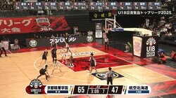 衝撃の加速力！高校3年生女子PGが仕掛けた高速ドライブにアリーナ大歓声　195センチのブロックを掻い潜るステップに「速いし上手い！」「度胸あるな！」