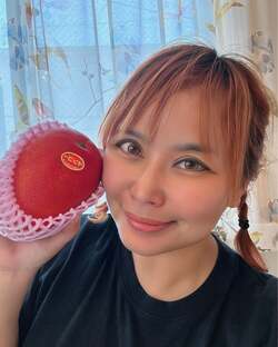 浜田ブリトニー、種子島から“宝石”のようなマンゴーが到着「大切に、贅沢に、いただきます」