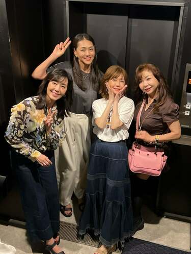 早見優、松本伊代の誕生日をサプライズで祝福 前田典子＆ハイヒール