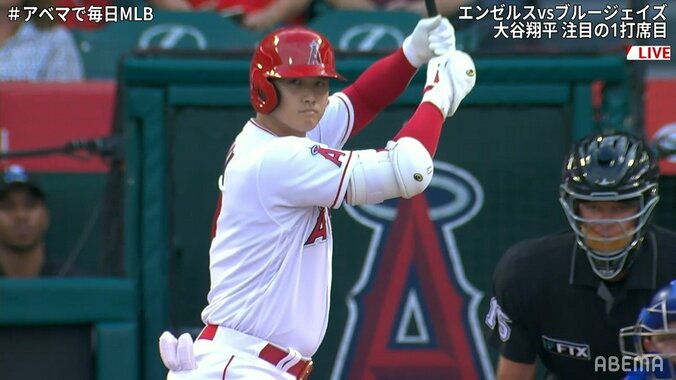 大谷翔平、期待の38号へ2試合連続で「1番・DH」マドン監督の四球回避策が実を結ぶか 第1打席は大きなフライ 1枚目