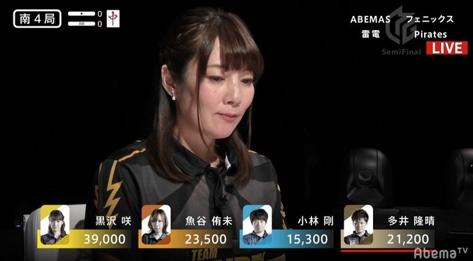 今夜も“セレブ”でありがとう！黒沢咲、セミファイナル最終戦勝利にファンから感謝の嵐／麻雀・Mリーグ 2枚目