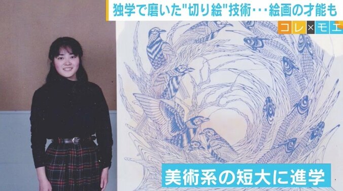 世界で反響呼ぶ切り絵アーティスト “二足のわらじ”を支える家族のサポート 6枚目