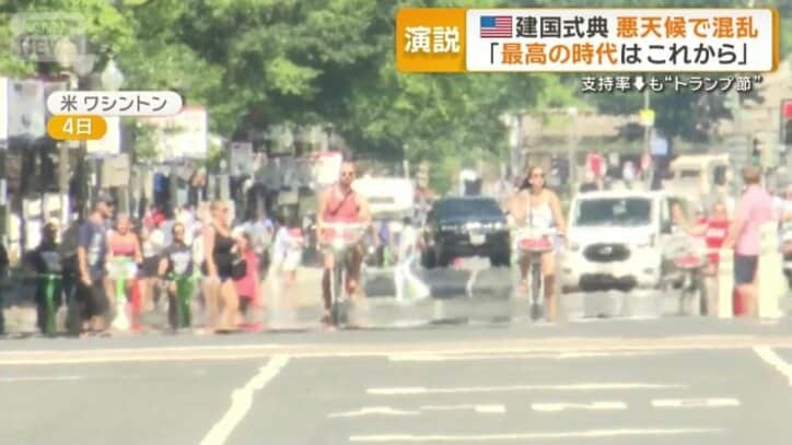 この日のワシントンは40℃に迫る暑さ