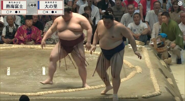 あっけなく土俵を割った大の里