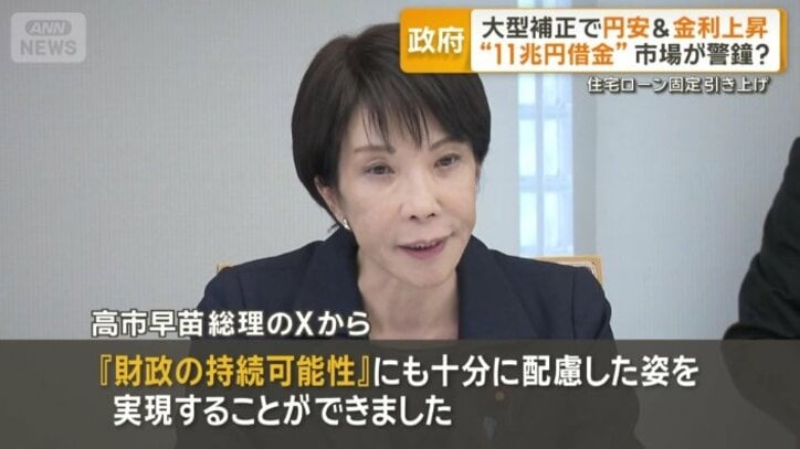 財政の健全性をアピール