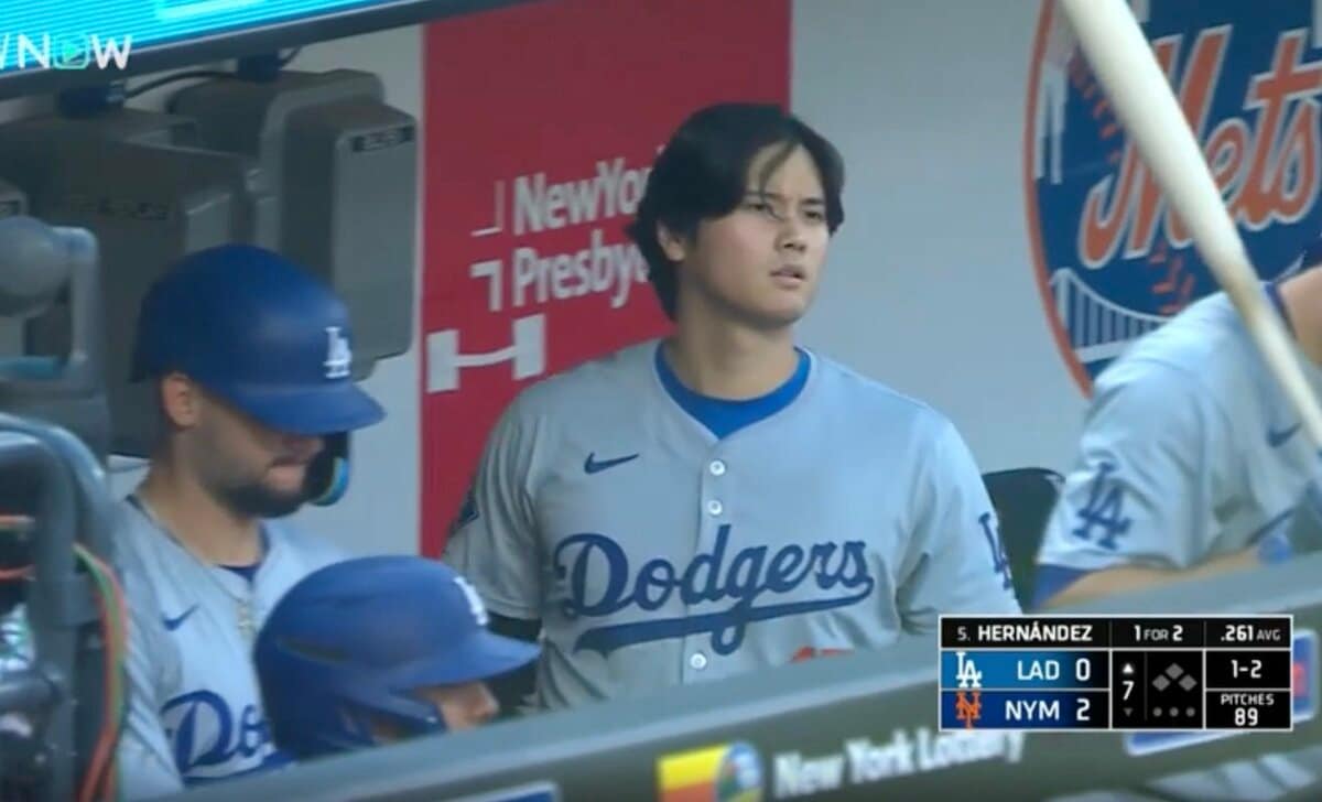 大丈夫か…？ 大谷翔平の様子が何かおかしい…！？ ベンチで見せた一瞬の 