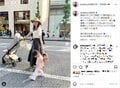 菊地亜美、銀座ホコ天での散歩姿や夫＆娘の肩車ショット公開 「可愛い親子」「お洋服も素敵」とファン悶絶